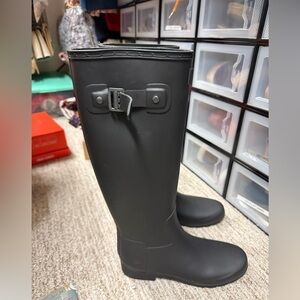 Black  Hunter Tall Rain Boots
